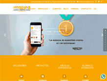 Tablet Screenshot of imaginadigital.com